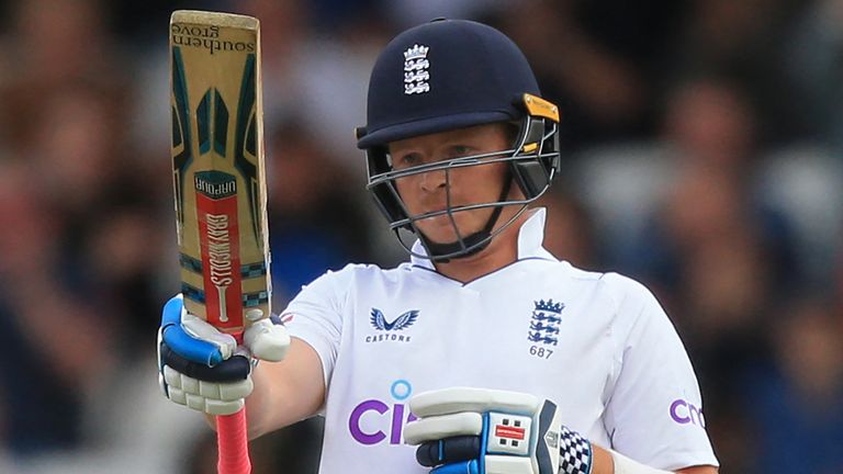 Ollie Pope ended day four unbeaten on 81 as England stayed on track for victory at Headingley