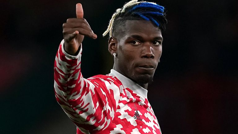 File photo dated 29-09-2021 of Manchester United's Paul Pogba who will leave Manchester United at the end of his contract, the Premier League club have announced. Issue date: Wednesday June 1, 2022.