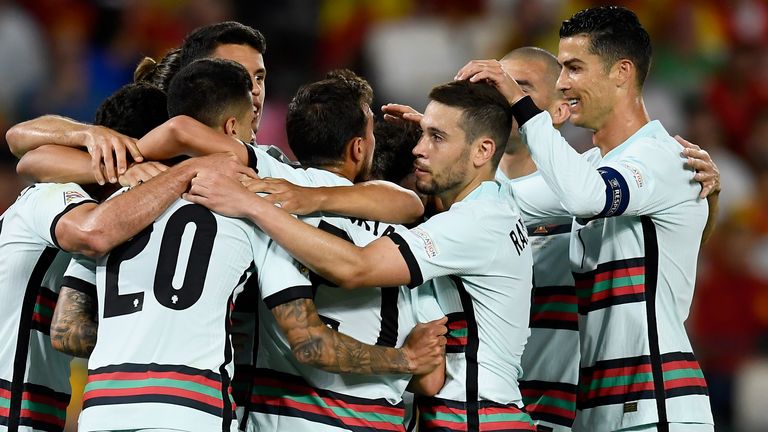 Portugal fought back to draw in Spain