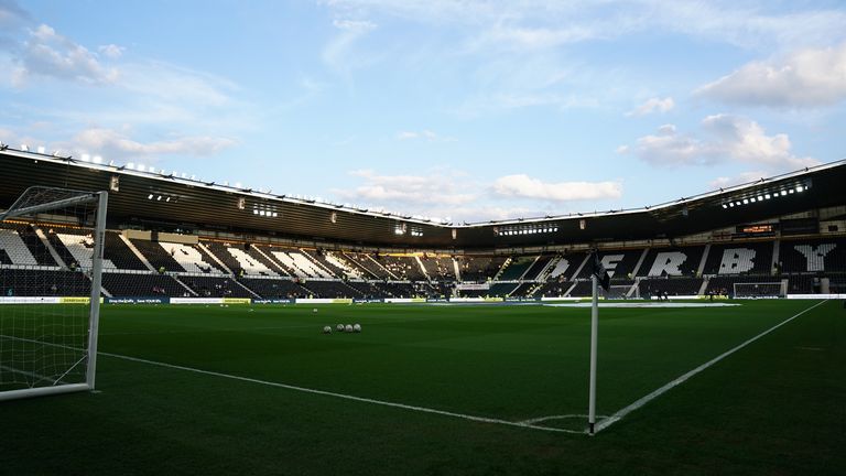 Pride Park Stadium, home of Derby County