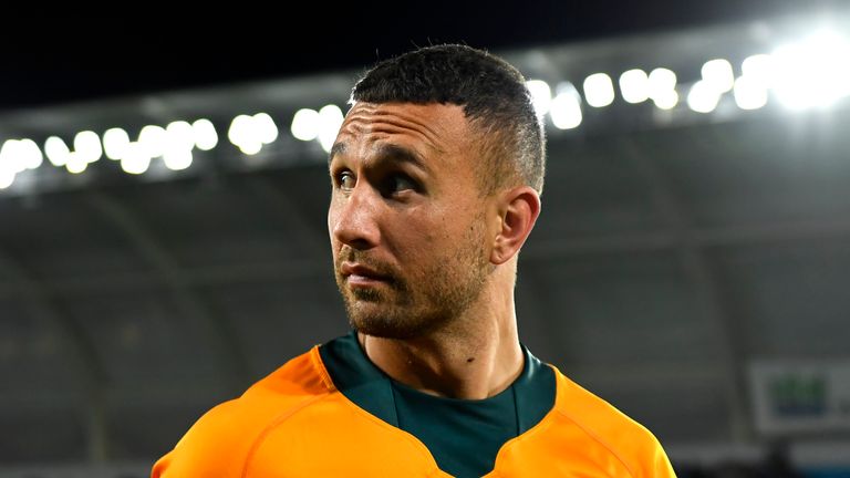 Quade Cooper is one of Dave Rennie's three overseas-based players