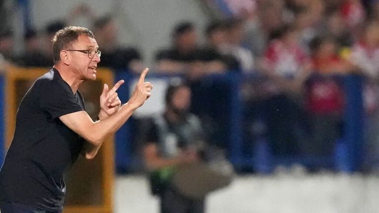 Ralf Rangnick przewodniczy swojemu pierwszemu meczowi dla Austrii