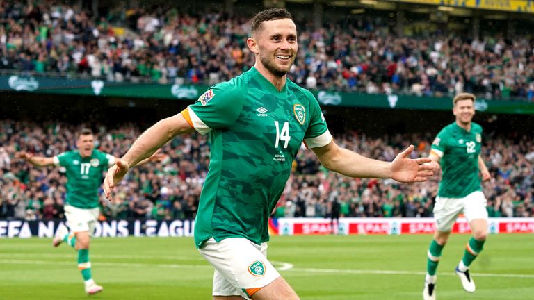 Alan Browne gave Republic of Ireland the lead