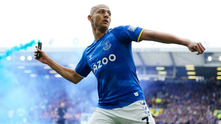 Richarlison was influential in keeping Everton up