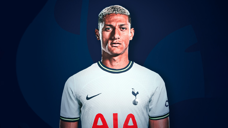 Richarlison has completed his move to Tottenham