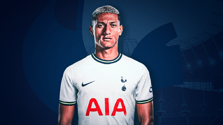 Richarlison has completed his move to Tottenham