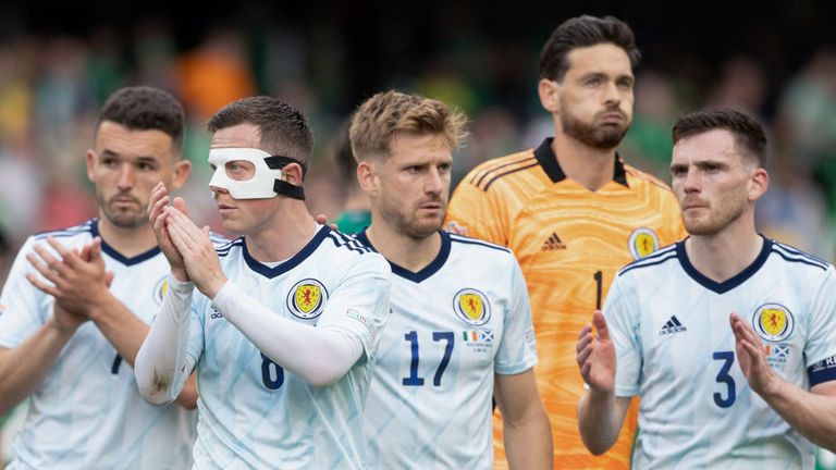 Scotland suffered defeat in their second Nations League group match in Ireland