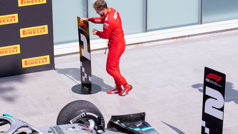 Sebastian Vettel was left fuming after the 2019 Canadian GP