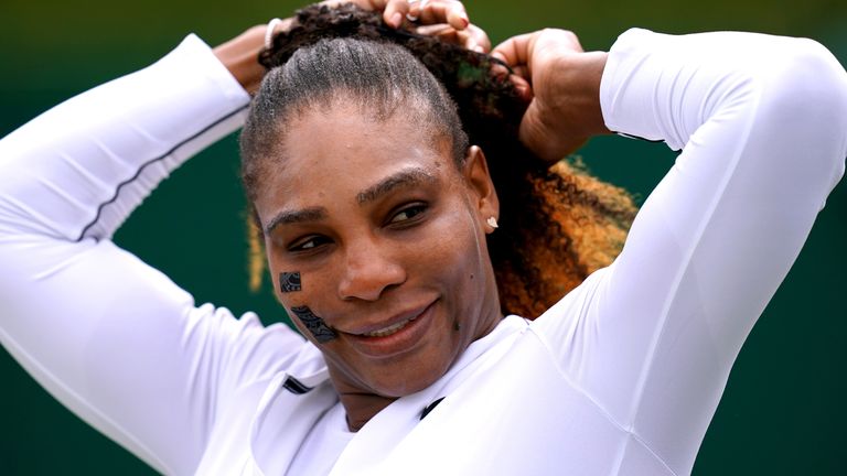 Serena Williams plays Harmony Tan in the first round on Tuesday