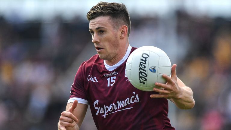 29 May 2022; Shane Walsh of Galway during the Connacht GAA Football Senior Championship Final match between Galway and Roscommon at Pearse Stadium in Galway. Photo by E..in Noonan/Sportsfile