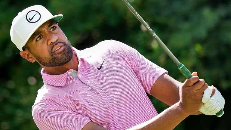 Tony Finau had an eagle, seven birdies and a solitary bogey in an impressive third round