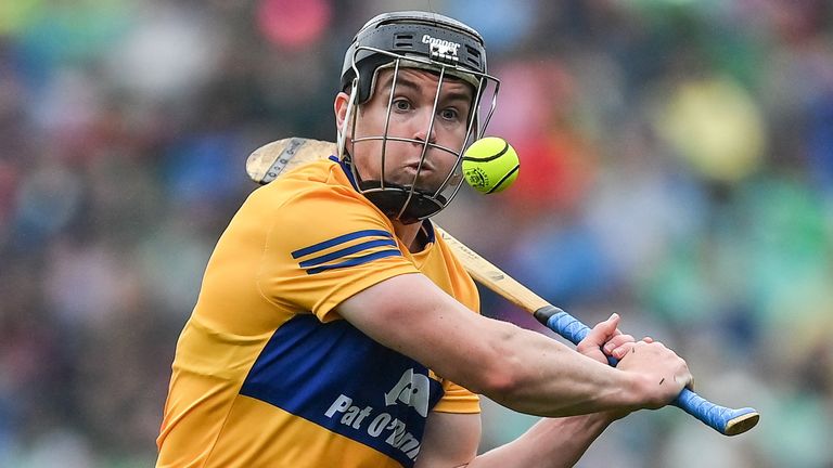 5 June 2022; Tony Kelly of Clare during the Munster GAA Hurling Senior Championship Final match between Limerick and Clare at FBD Semple Stadium in Thurles, Tipperary. Photo by Brendan Moran/Sportsfile