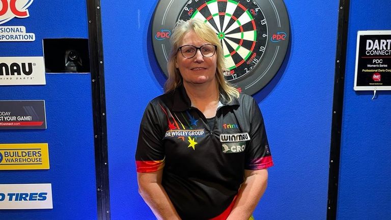 Trina Gulliver from Event Five of the PDC Women's Series