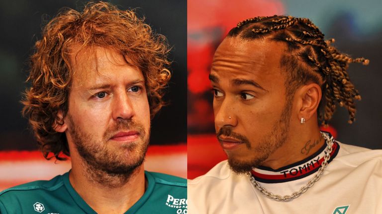 Does Sebastian Vettel also consider Lewis Hamilton as ‘on fire’ as George Russell?