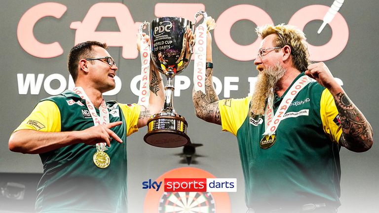 Australia adalah juara 2022, tetapi kami melihat siapa yang kemungkinan akan tampil mengesankan di Piala Dart Dunia tahun ini, langsung di Sky Sports 