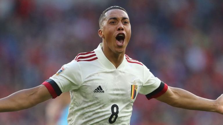 Youri Tielemans put Belgium ahead