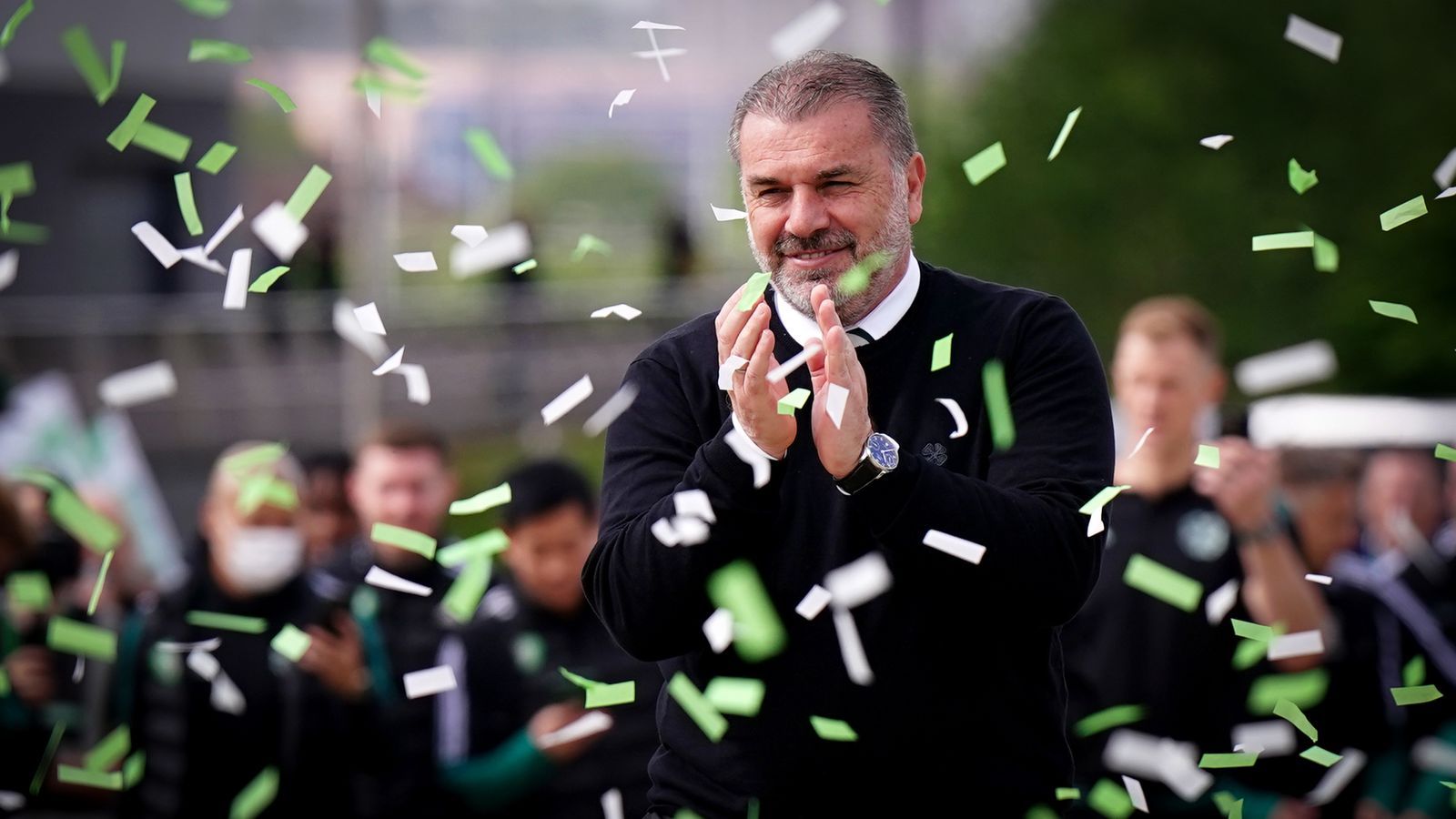 Ange Postecoglou: Celtic manager reflects on ‘positive’ year with nine-point lead at Christmas