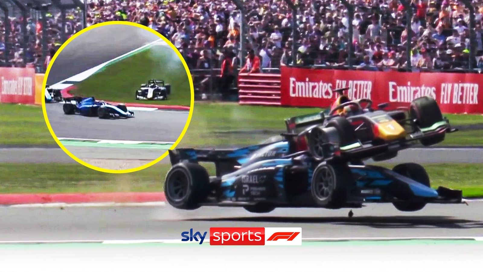 'That is a life saved' Halo saves F2 driver in horror crash F1 News