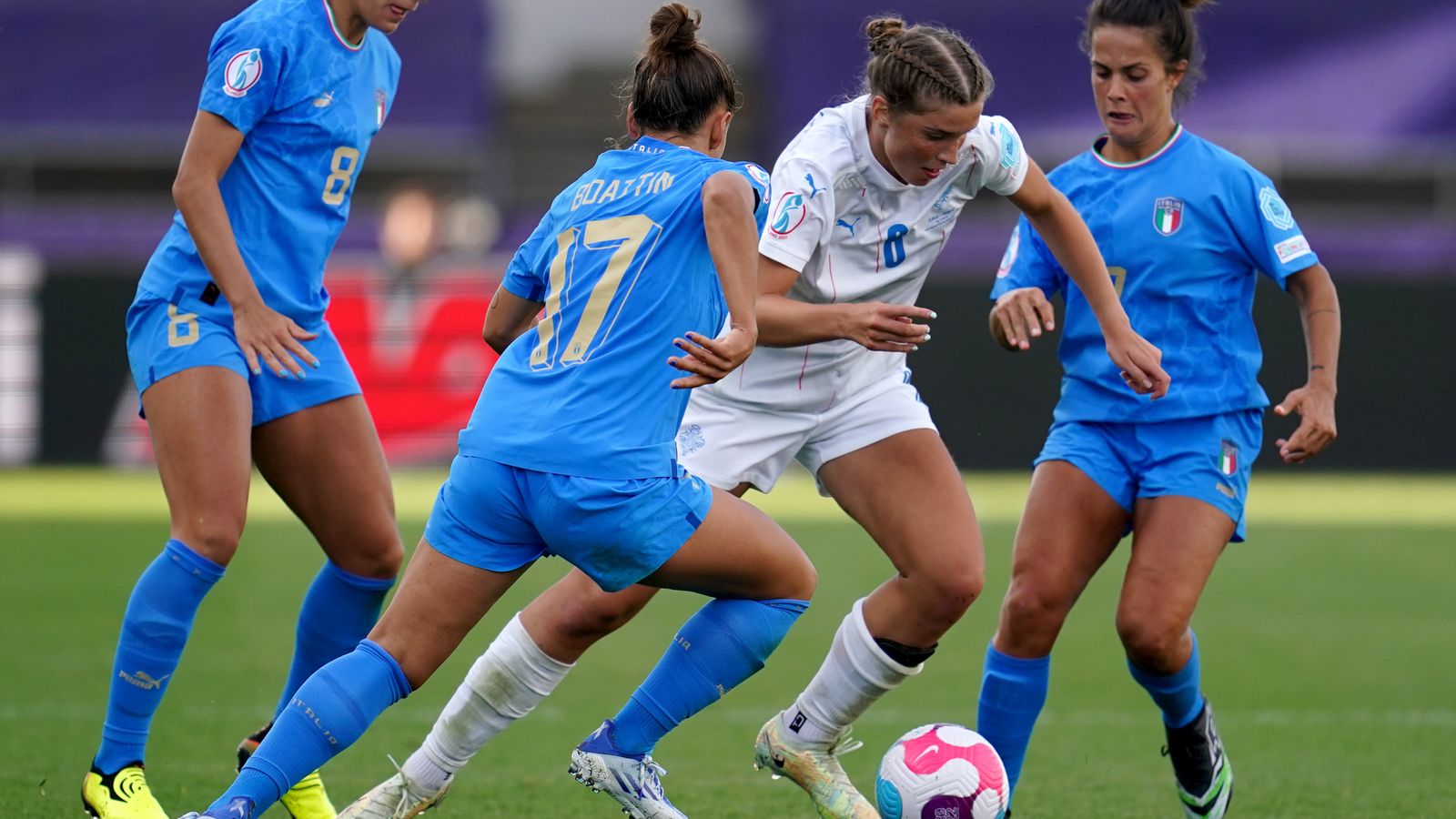 Alexandra Raso Italia femenino 1-1 Islandia femenino