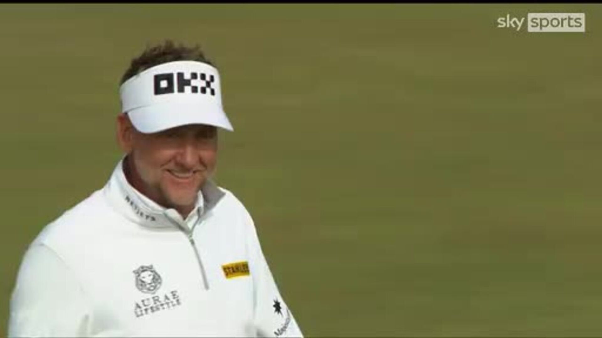 Poulter holes 160-foot putt for eagle!