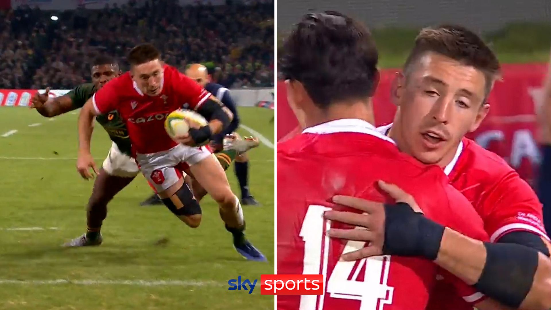 Wales secure historic win with dramatic last minute try!