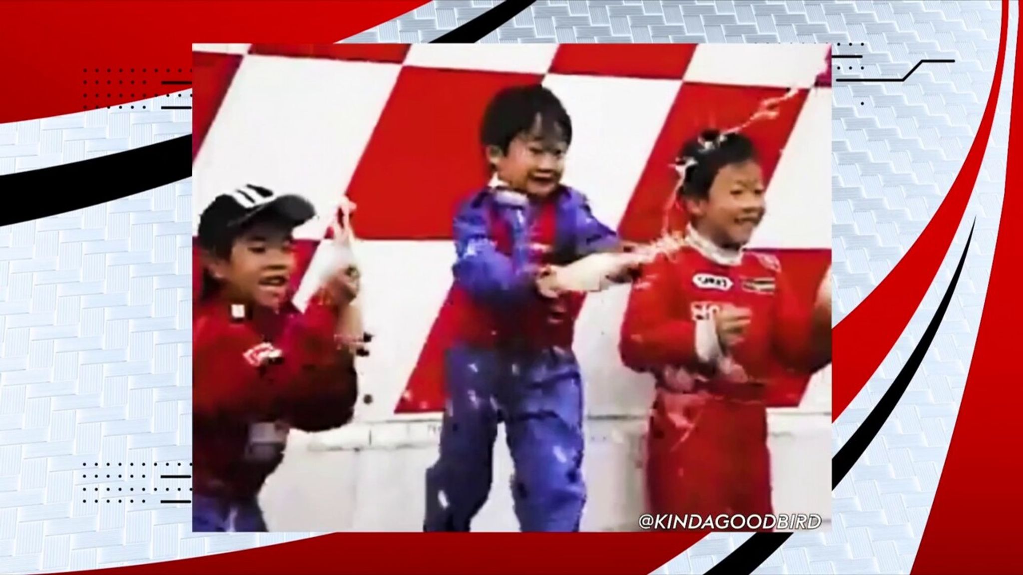 That is too cute' – Young Yuki Tsunoda celebrates win with soda