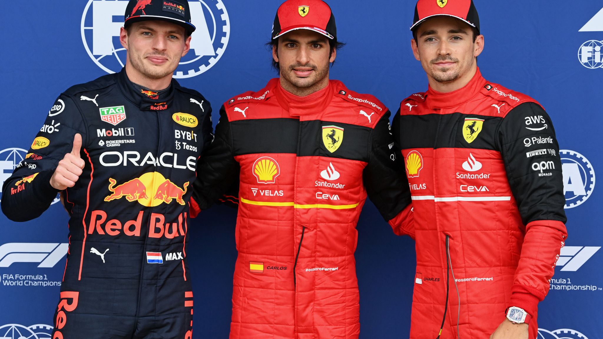 British GP Carlos Sainz snatches first F1 pole from Max Verstappen in wild wet Silverstone qualifying F1 News