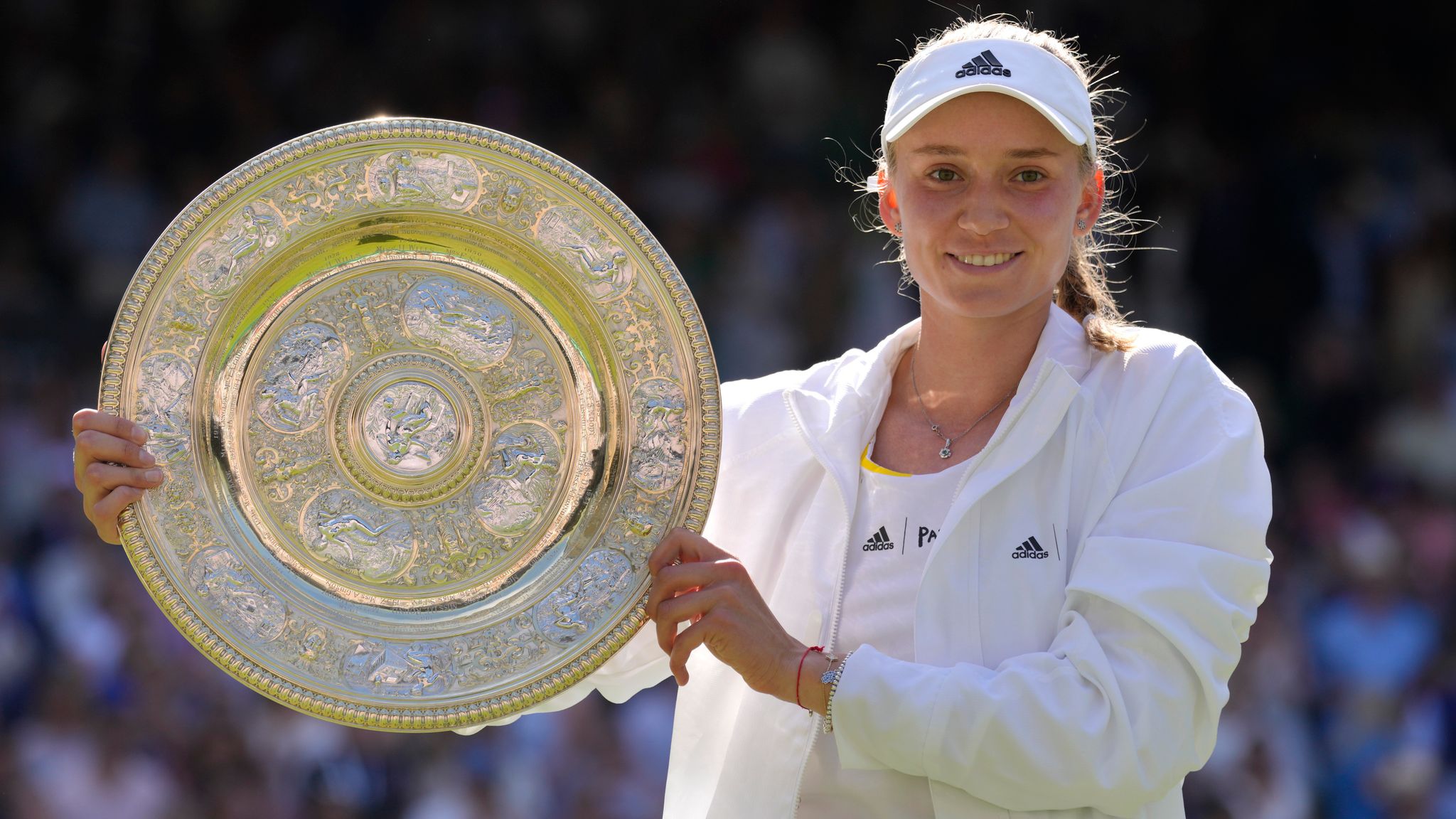 Wimbledon Elena Rybakina beats Ons Jabeur from set down to become Kazakhstans first Grand Slam champion Tennis News Sky Sports