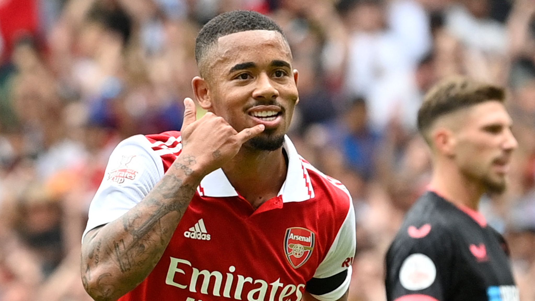 Gabriel Jesus admits pressure cost Arsenal Premier League title last season  - 'We were a little bit nervous' - Eurosport