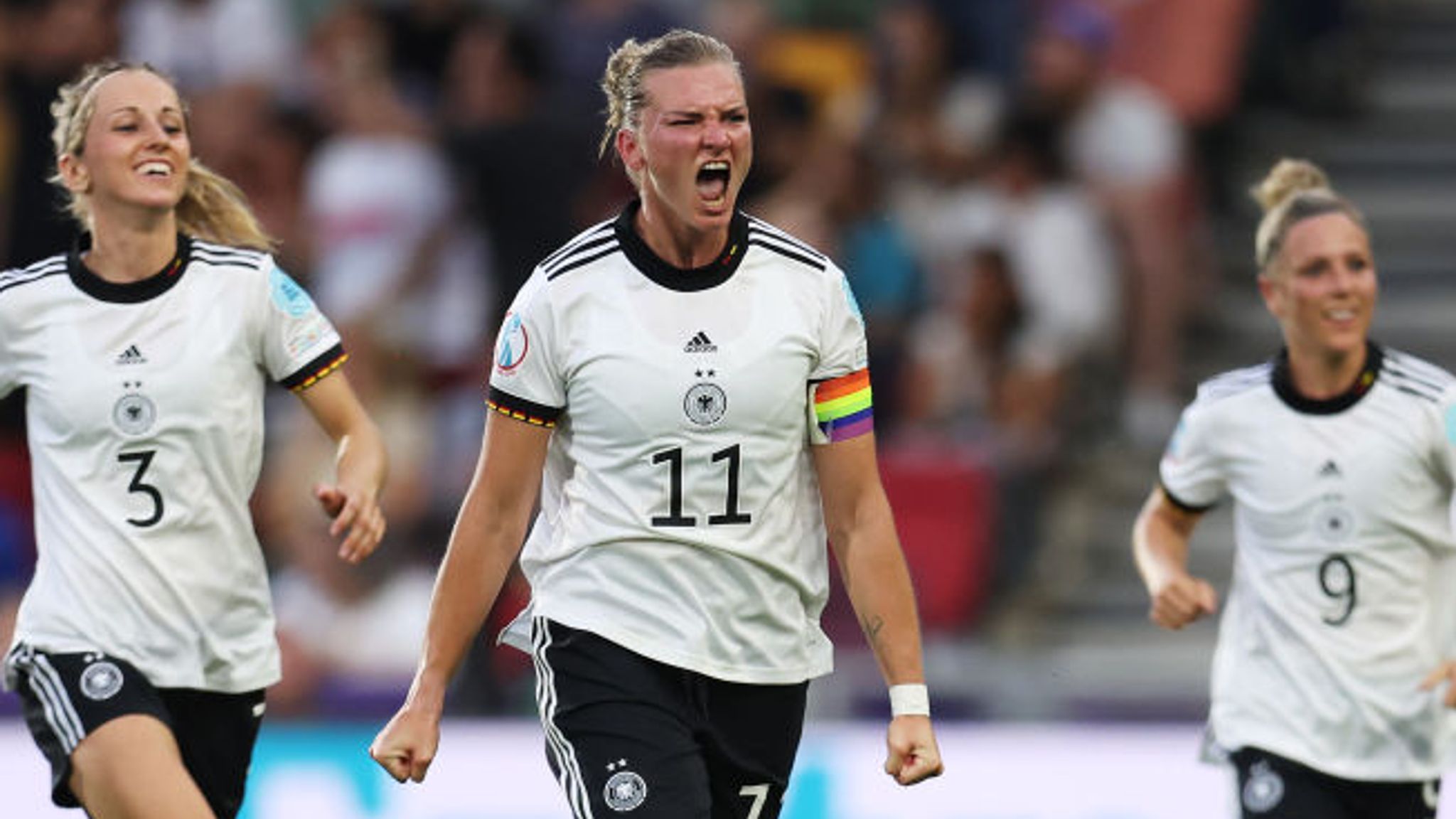 Germany Women 2-0 Spain Women: Germans book quarter-final spot at Euro 2022  after victory | Football News | Sky Sports