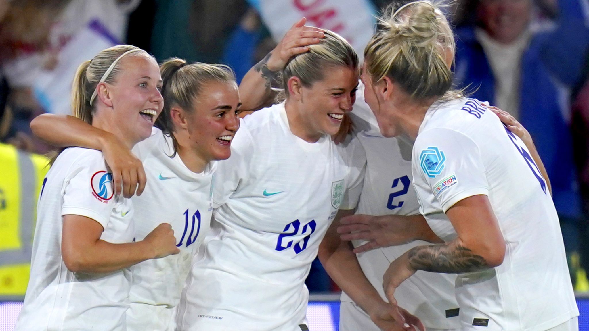 England's Alessia Russo scores goal vs. Australia in 86