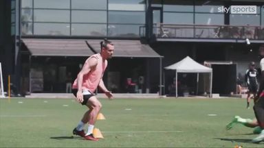 Bale trains for first time with LAFC 