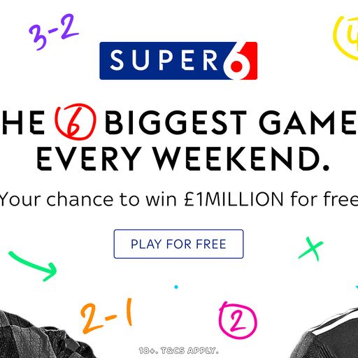 WIN £1,000,000 WITH SUPER 6!