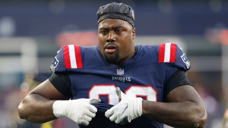 New England Patriots defensive tackle Christian Barmore 