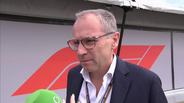 Formula One CEO Stefano Domenicali expresses his relief that neither Zhou Guanyu nor Roy Nissany were seriously injured during Sunday's racing at Silverstone.