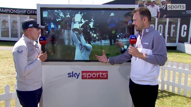 Matt Fitzpatrick chats to Sky's Nick Dougherty about his second round form at the Scottish Open and that historic US Open win at Brookline.