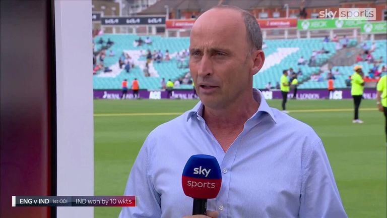 Nasser Hussain believes that 'it's not the time to panic' after England lost by 10 wickets to India in the first ODI