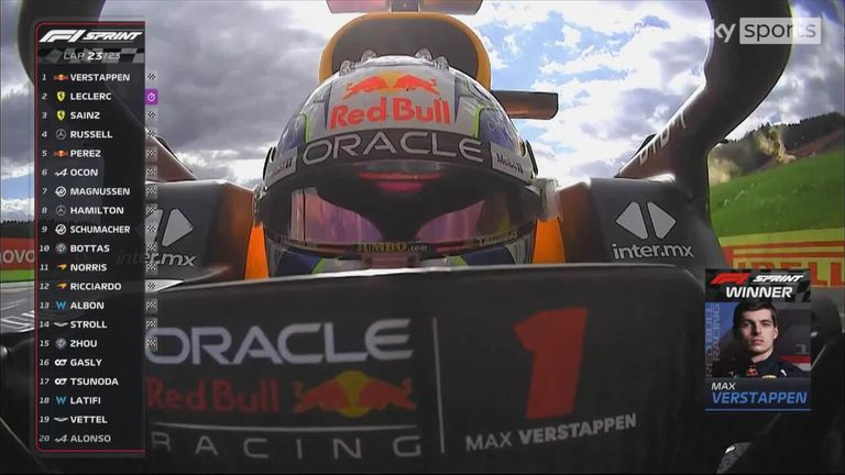 Max Verstappen secures pole position for race day at the Austrian Grand Prix.