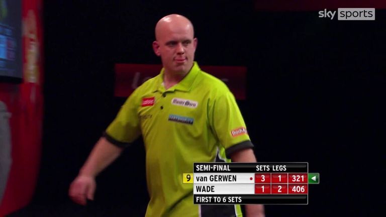 Gwynne famously called 17 perfect darts from Michael van Gerwen