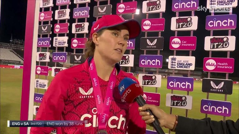 Nat Sciver feels England have 'settled' on how they want to play as an aggressive T20 side, after sealing a series whitewash against South Africa