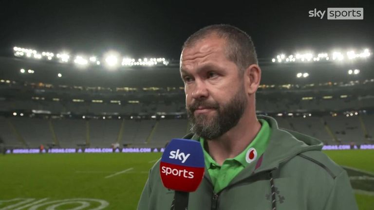 İrlanda teknik direktörü Andy Farrell, Yeni Zelanda'ya ağır bir yenilgi almasına rağmen, oyuncularının üç maçlık seride 