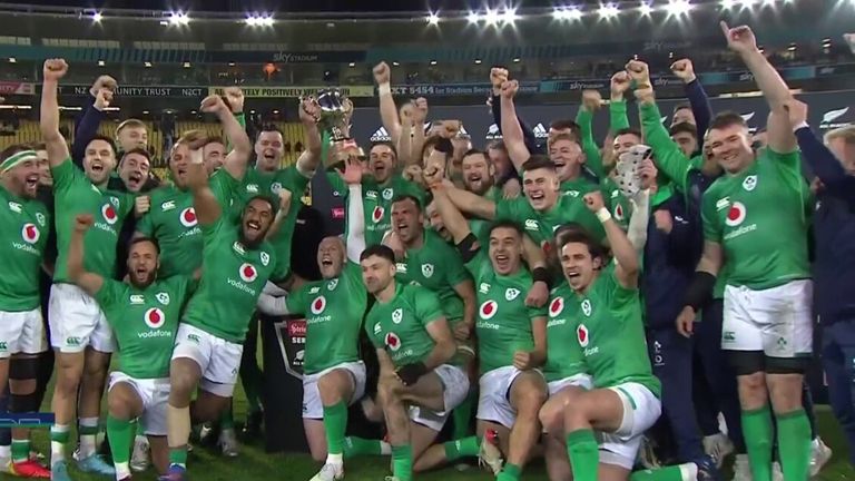 Ireland defeat New Zealand