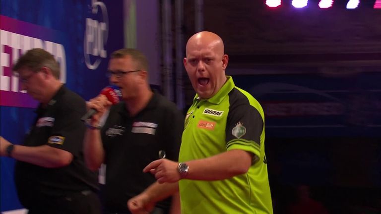 MVG and Cullen shared four 180s during this remarkable fifth leg of their clash