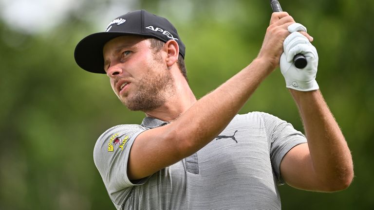 Canadian Adam Svensson leads the Barbasol Championship after Day 1