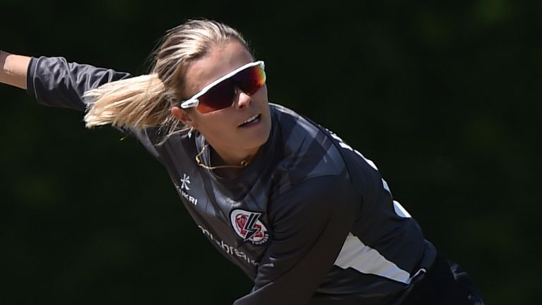 Alex Hartley took six wickets for Thunder against South East Stars - but her side were then bowled out for just 146