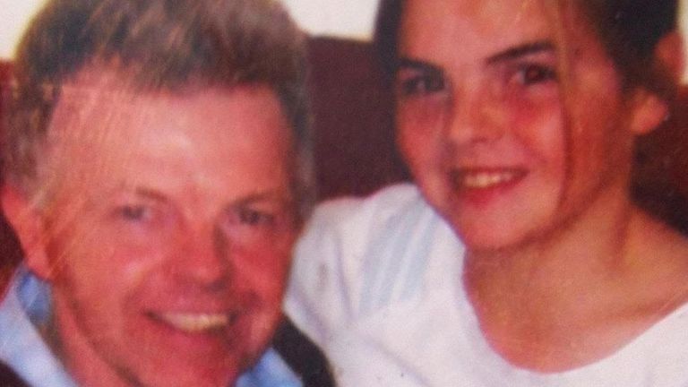 Aoife Lennon with her late father John