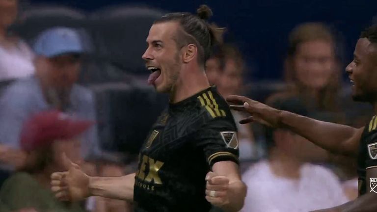 Gareth Bale scores first goal for LAFC in his second game in MLS, Video, Watch TV Show