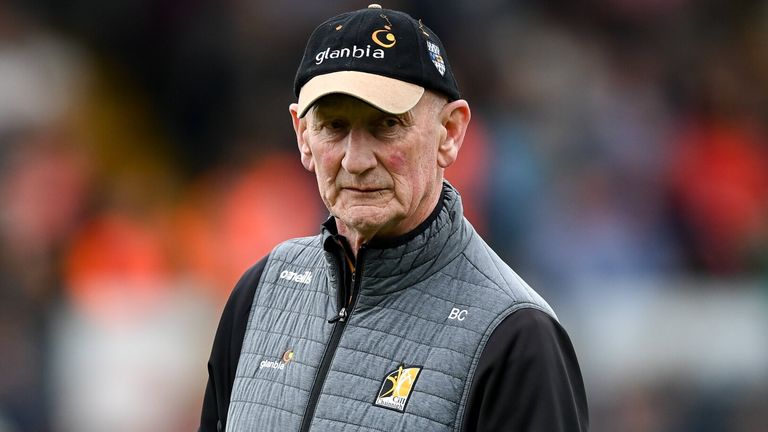 21 May 2022; Kilkenny manager Brian Cody before the Leinster GAA Hurling Senior Championship Round 5 match between Kilkenny and Wexford at UPMC Nowlan Park in Kilkenny. Photo by Stephen McCarthy/Sportsfile