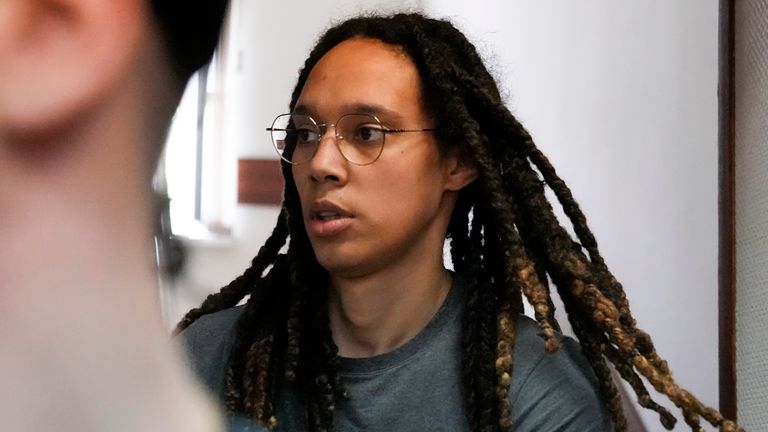 WNBA star and two-time Olympic gold medalist Brittney Griner is on trial in Russia 