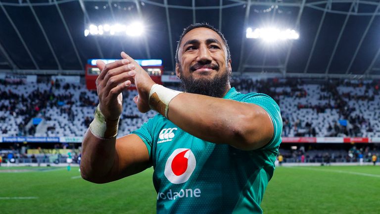 Bundee Aki will start the deciding Test in Ireland's midfield